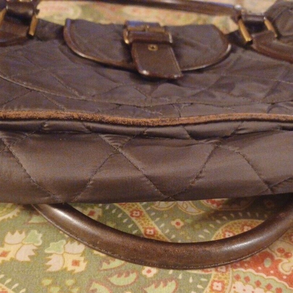 Barbour brown shoulder bag tote handbag purse - Picture 7 of 7
